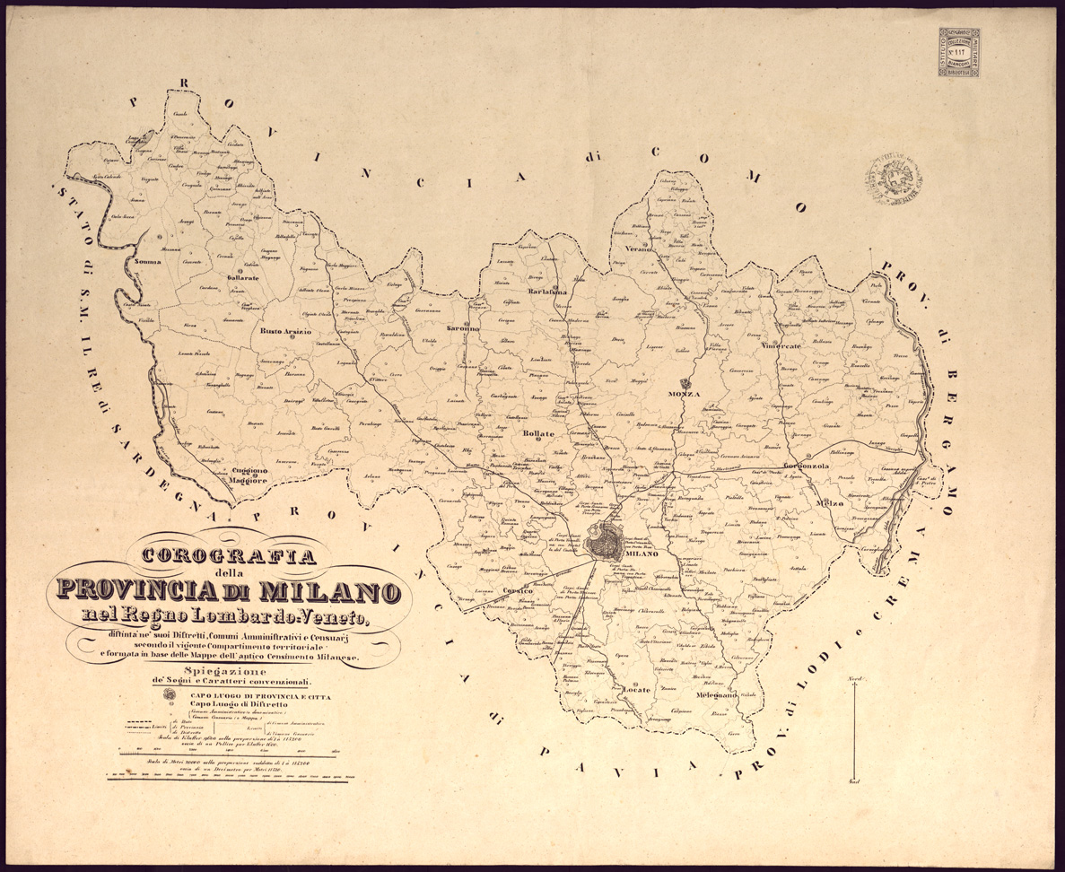 Corografie Delle Provincie Del Regno Lombardo Veneto Ognuna Delle Quali